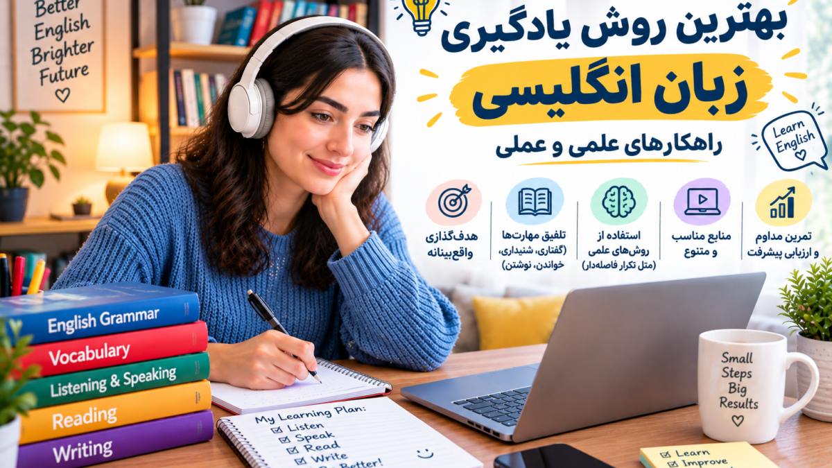 بهترین روش یادگیری زبان انگلیسی: راهکارهای علمی و عملی